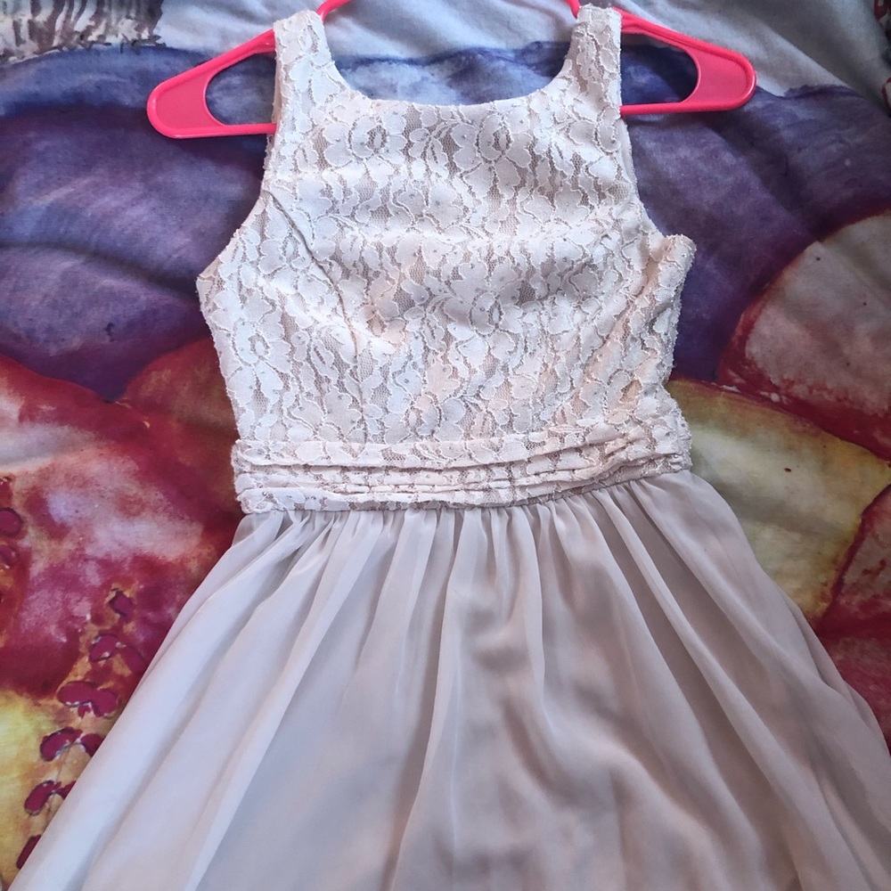 Cream Homecoming Dress, Macy’s
